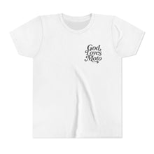 Load image into Gallery viewer, YOUTH - God Loves Moto - Short Sleeve Tee
