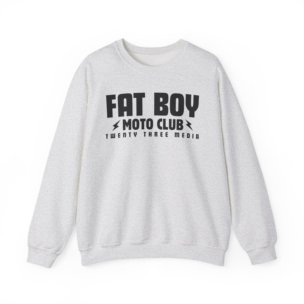 Fat Boy Moto Club - Unisex Heavy Blend™ Crewneck Sweatshirt