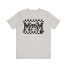 Load image into Gallery viewer, Checkered Bow Mama – Adult Unisex Bella Canvas Soft Tee
