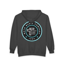 Load image into Gallery viewer, Circle Logo - Unisex Zip Hooded Sweatshirt
