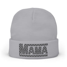 Load image into Gallery viewer, Checkered Embroidered Mama Knit Beanie
