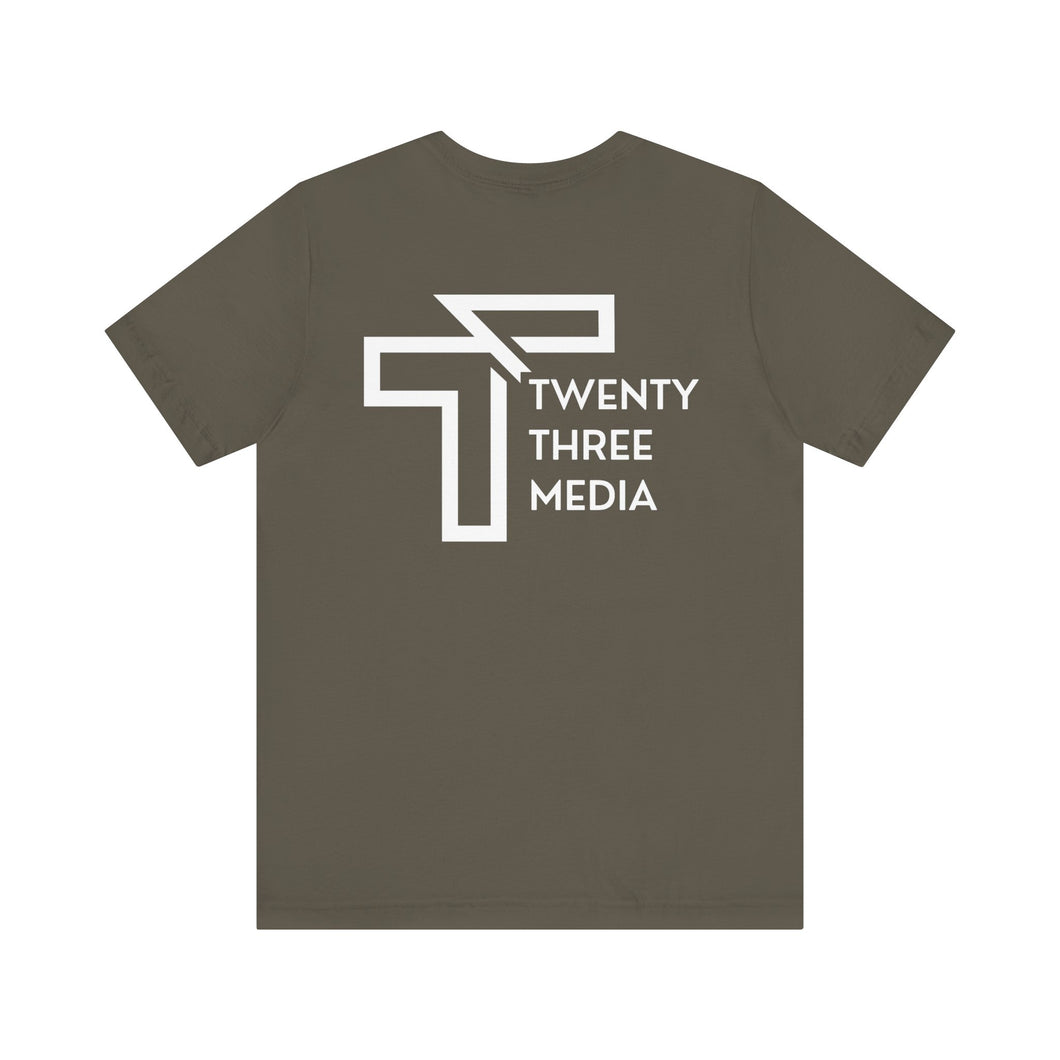 Twenty Three Media Logo Jersey Short Sleeve Tee