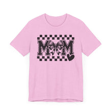 Load image into Gallery viewer, Checkered Bow Mama – Adult Unisex Bella Canvas Soft Tee
