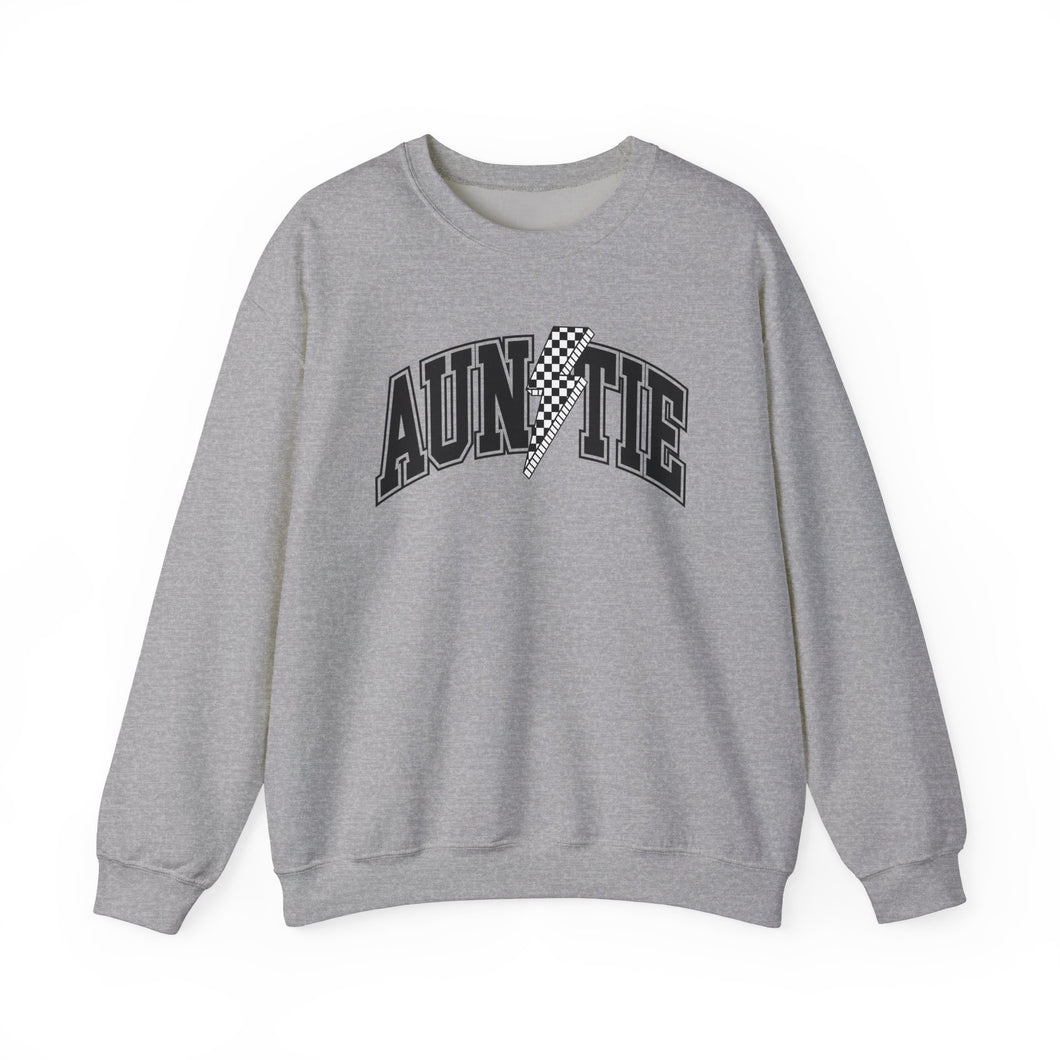 Auntie Lightning Bolt Unisex Heavy Blend™ Crewneck Sweatshirt
