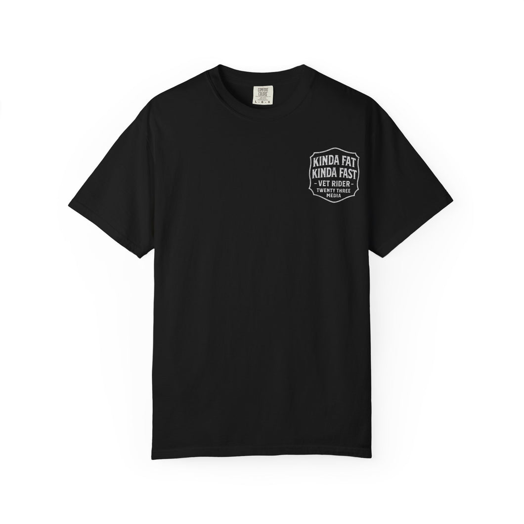 Kinda Fat Kinda Fast VET RIDER Unisex T-shirt - Comfort Colors