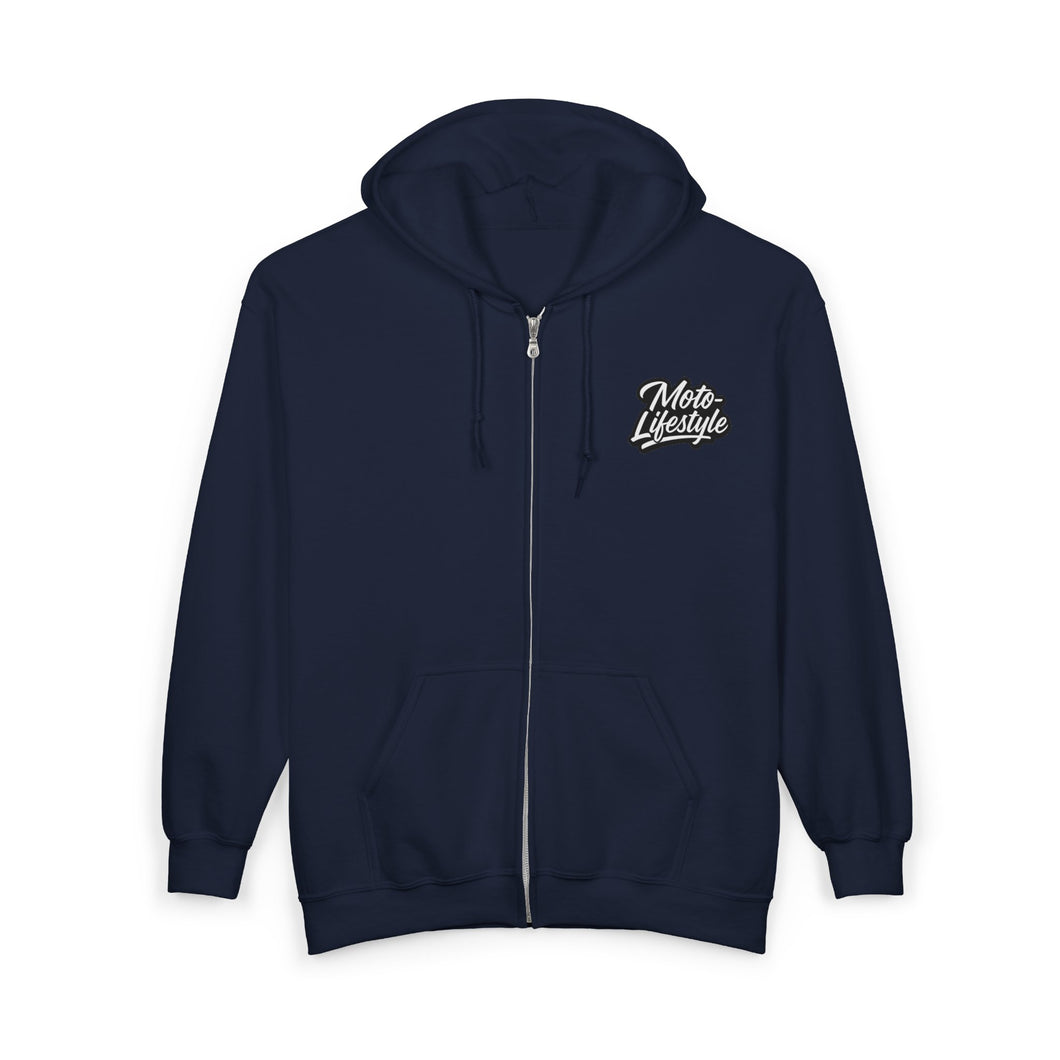 Moto Lifestyle - Unisex Zip Hooded Sweatshirt