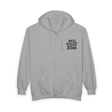 Load image into Gallery viewer, Anti Social Moto Moms - Unisex Zip Hooded Sweatshirt
