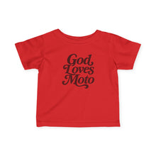 Load image into Gallery viewer, BABY - God Loves Moto Infant Tee
