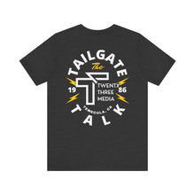 Load image into Gallery viewer, Tailgate Talk Lightning Unisex Jersey Short Sleeve Tee
