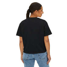 Load image into Gallery viewer, Death Metal. Women's Boxy Tee — 'Twenty Three Media' Distressed Logo Graphic Tee
