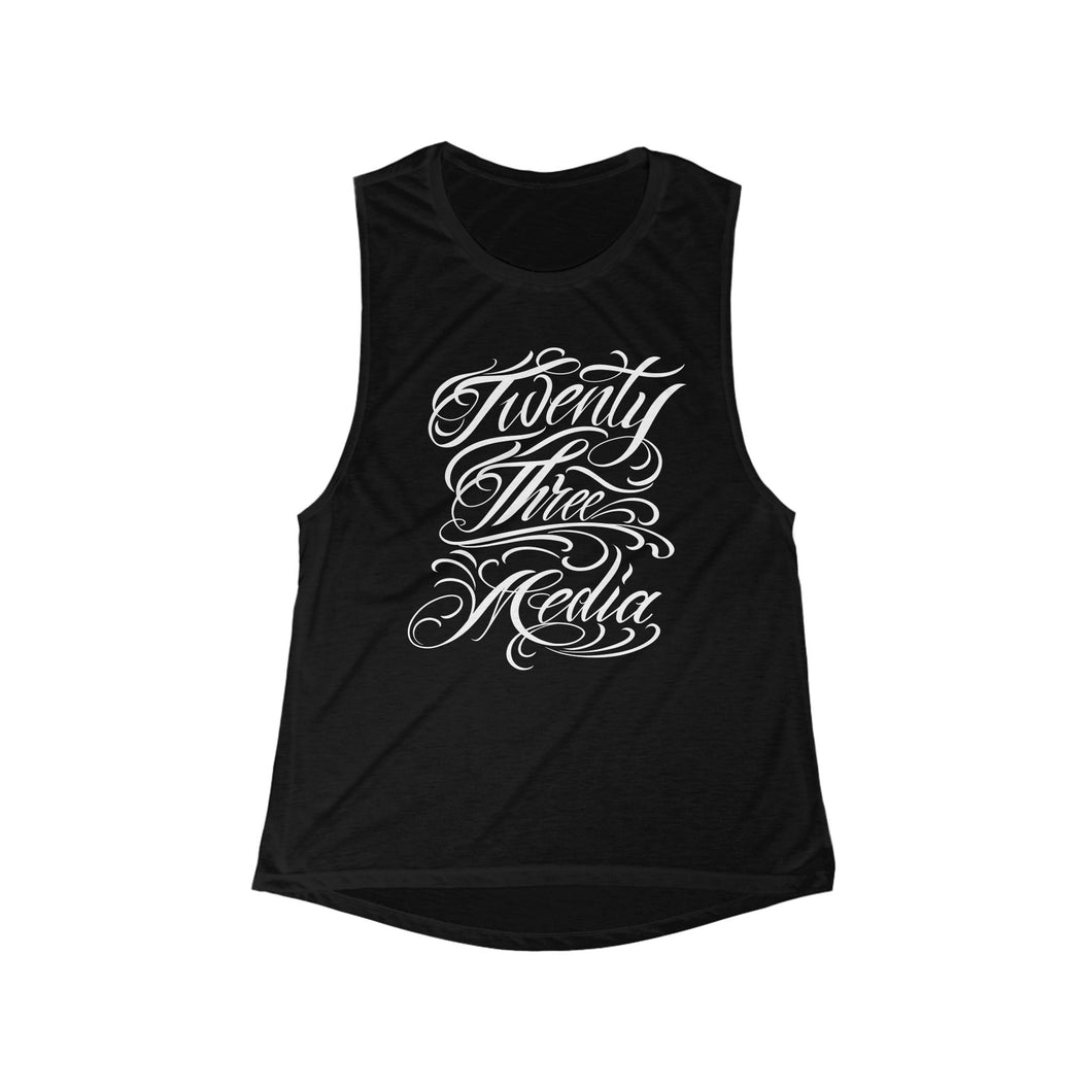 LUXE INK Collab - Women's Flowy Scoop Muscle Tank