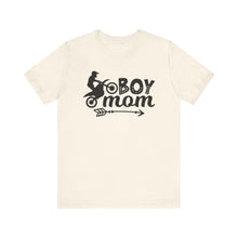 Load image into Gallery viewer, Boy Mom Motocross Unisex Soft Style Tee Shirt
