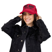 Load image into Gallery viewer, Fat Boy Moto Club Foam Embroidered Trucker Hat
