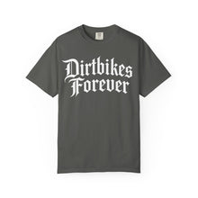 Load image into Gallery viewer, Dirtbikes Forever (big front logo) Unisex T-shirt - Comfort Colors
