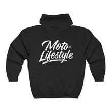 Load image into Gallery viewer, Moto Lifestyle - Unisex Zip Hooded Sweatshirt
