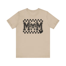 Load image into Gallery viewer, Checkered Bow Mama – Adult Unisex Bella Canvas Soft Tee

