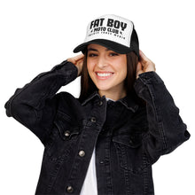 Load image into Gallery viewer, Fat Boy Moto Club Foam Embroidered Trucker Hat

