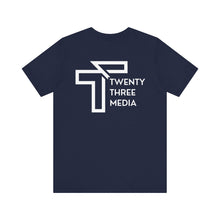 Load image into Gallery viewer, Twenty Three Media Logo Jersey Short Sleeve Tee
