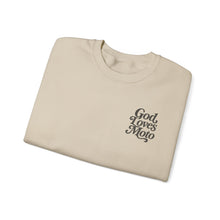 Load image into Gallery viewer, God Loves Moto™ - Unisex Heavy Blend™ Crewneck Sweatshirt

