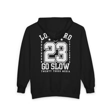 Load image into Gallery viewer, Look Pro Go Slow Uni - Unisex Zip Hooded Sweatshirt
