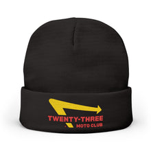 Load image into Gallery viewer, Burger Club Embroidered Knit Beanie
