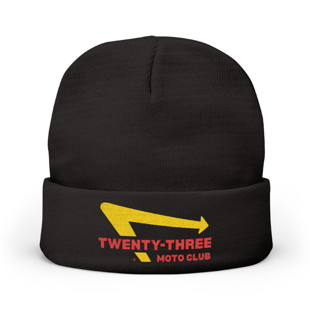 Burger Club Embroidered Knit Beanie
