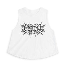 Load image into Gallery viewer, Death Metal Crop Top - Twenty Three Media Tank for Women
