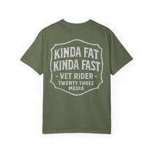 Load image into Gallery viewer, Kinda Fat Kinda Fast VET RIDER Unisex T-shirt - Comfort Colors
