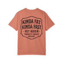 Load image into Gallery viewer, Kinda Fat Kinda Fast VET RIDER Unisex T-shirt - Comfort Colors

