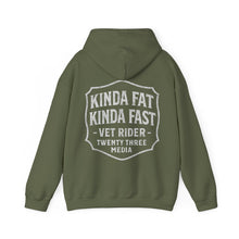 Load image into Gallery viewer, Kinda Fat Kinda Fast VET RIDER - Unisex Hoodie Heavy Blend™ Hooded Sweatshirt
