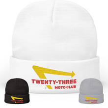 Load image into Gallery viewer, Burger Club Embroidered Knit Beanie
