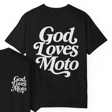 Load image into Gallery viewer, YOUTH - God Loves Moto - Short Sleeve Tee
