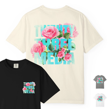 Load image into Gallery viewer, Floral Comfort Colors Twenty Three Media Shirt
