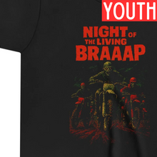Load image into Gallery viewer, YOUTH - Night of the Living BRAAAP - Short Sleeve Tee
