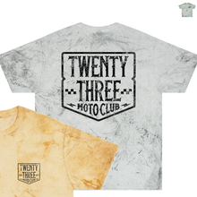 Load image into Gallery viewer, Badge Distressed Comfort Colors Twenty Three Moto Club Tee

