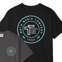Load image into Gallery viewer, Twenty Three Media Circle Logo Unisex T-shirt - Comfort Colors
