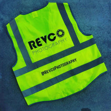 Load image into Gallery viewer, Custom High Viz Media Vest
