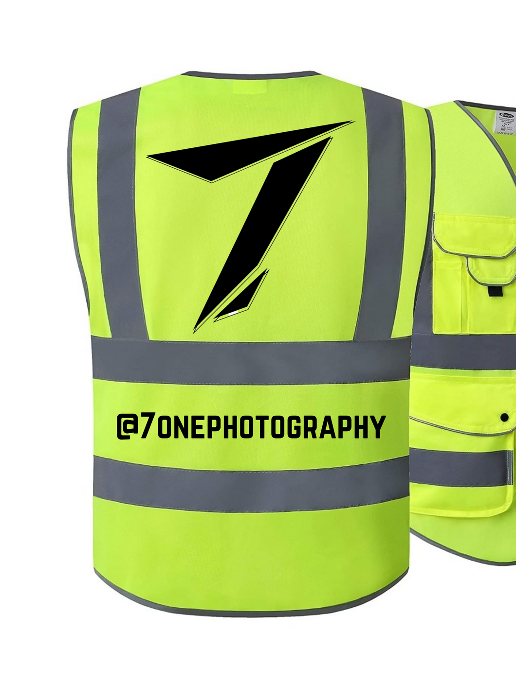 Custom High Viz Media Vest